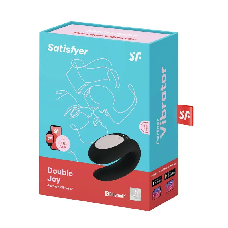 Satisfyer • Double Joy 情侶共震器 黑色