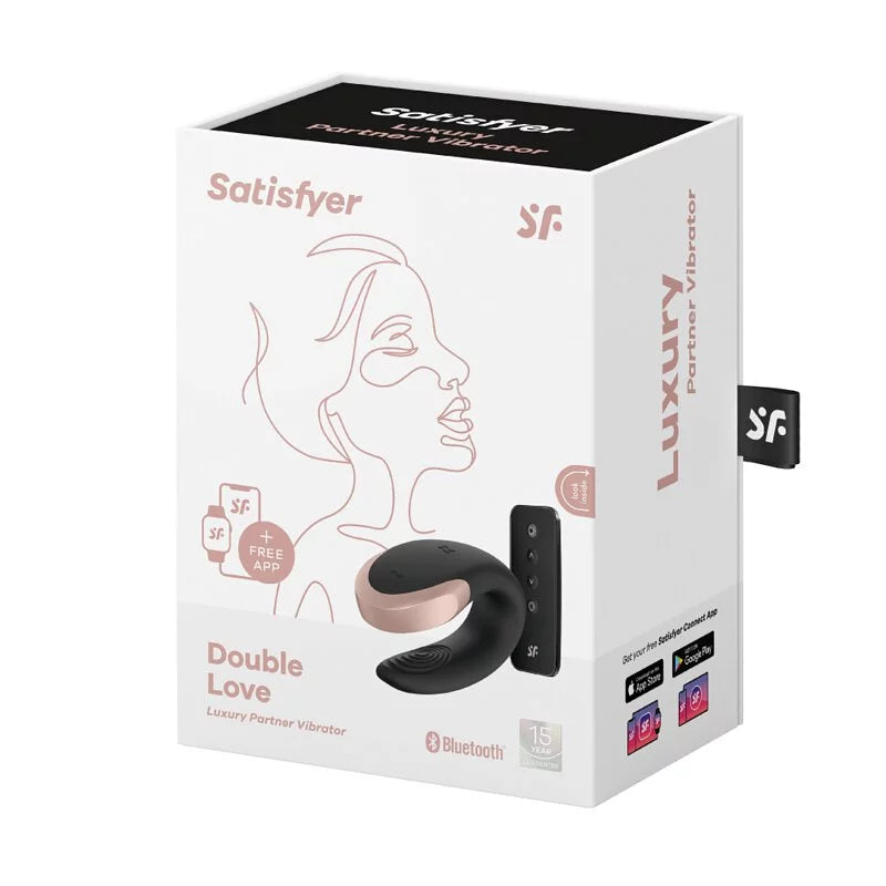 Satisfyer • Double Love 情侶共震器 黑